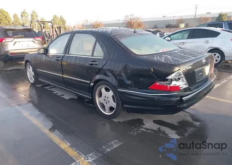 2002 Mercedes-Benz S 500 from USA, damaged, VIN WDBNG75J12A261094